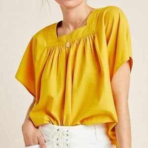 Frye x Anthropologie Marin Blouse Top